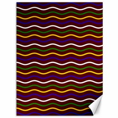 Multicolor Wave Pattern Canvas 36  X 48  by ytdream