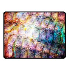 Cosmic Owls Pattern Fleece Blanket (small) by ExtraAwesomeSauce