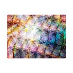 Cosmic Owls Pattern Premium Plush Fleece Blanket (Mini) 35 x27  Blanket Front