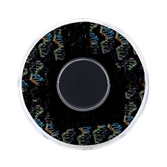 Multicolored Dna Strand Art On-the-go Memory Card Reader by ExtraAwesomeSauce