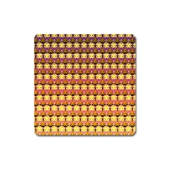 Gradient Lion Head Pattern Square Magnet by ExtraAwesomeSauce