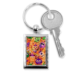 Halloween Monsters Key Chain (rectangle) by kyorashop23