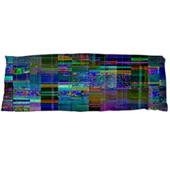 Glitch Chaos Print One Side Body Pillow Cases by dflcprintsclothing
