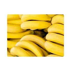 Bananas, Macro, Fruits, Ripe Bananas Premium Plush Fleece Blanket (mini) by kyorashop23