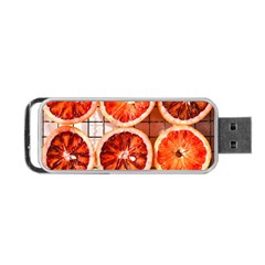 Peorange, Fruit, Citrus Portable Usb Flash (two Sides) by kyorashop23