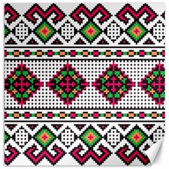 Ukrainian Folk Seamless Pattern Ethnic Ornament Border Element Traditional Canvas 12  X 12  by Grandong