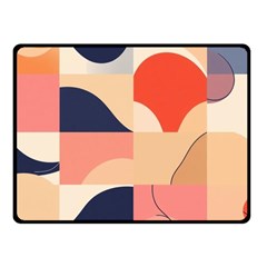 Minimalist Pattern With Simple Lines And Shapes, Creating A Clean And Modern Aesthe Fleece Blanket (small) by myclothy