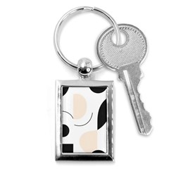A Minimalist Pattern With Simple Lines And Shapes, Creating A Clean And Modern Aesthetic 05 Key Chain (rectangle)