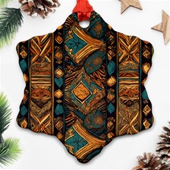 Tribal Chic Ornament (snowflake)