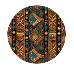 Tribal Chic Mini Round Pill Box (pack Of 5)