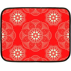 Crimson Current Two Sides Fleece Blanket (mini) by ArtfulThreads