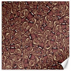 Human Spider Mutant Creatures Motif Random Pattern Canvas 16  X 16  by dflcprintsclothing