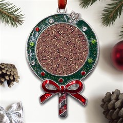 Human Spider Mutant Creatures Motif Random Pattern Metal X mas Lollipop With Crystal Ornament by dflcprintsclothing