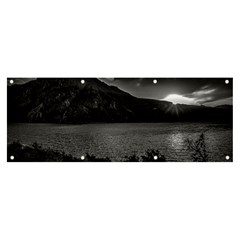 Nahuel Huapi Lake And Andes Range Mountains Landscape, Bariloche, Argentina Banner And Sign 8  X 3  by dflcprintsclothing