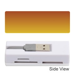 Burgundy Red To Electric Yellow Linear Gradient Memory Card Reader (stick) by GradientsOmbre