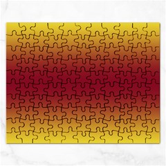Electric Yellow To Burgundy Red Bilinear Gradient Rectangular Jigsaw Puzzl by GradientsOmbre