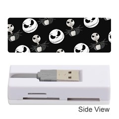 Jack Print, White, Before, Plain, Black, Simple, Christmas Memory Card Reader (stick)