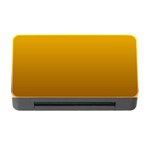 Amber Orange To Chocolate Brown Linear Gradient Memory Card Reader with CF Front