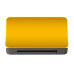 Chocolate Brown To Amber Orange Bilinear Gradient Memory Card Reader with CF Front