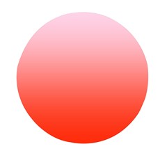 Pink Lace To Scarlet Red Linear Gradient Mini Round Pill Box (pack Of 5) by GradientsOmbre