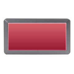 Coral Pink To Burgundy Red Linear Gradient Memory Card Reader (mini)