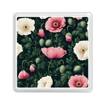 Poppy Flower Plant Petals Bloom Memory Card Reader (Square) Front