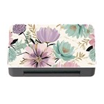 Flowers Pattern Floral Memory Card Reader with CF Front