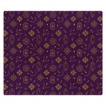 Moon Stars Pattern Two Sides Premium Plush Fleece Blanket (Kids Size) 50 x40  Blanket Front