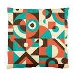 Retro Colorful Background, Retro Abstraction Standard Cushion Case (Two Sides) Back