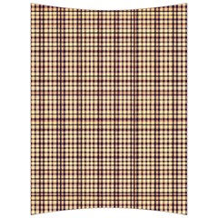 Retro 60s 50s Plaid Pattern 3 Back Support Cushion