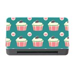 Retro 40s 50s Cupcake Pattern 2 Memory Card Reader with CF Front