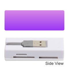 Cotton Candy Pink To Indigo Violet Linear Gradient Memory Card Reader (stick) by GradientsOmbre