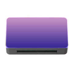 Cotton Candy Pink To Navy Blue Linear Gradient Memory Card Reader With Cf by GradientsOmbre