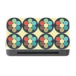 Circles Round Pattern Sphere Ball Memory Card Reader with CF Front
