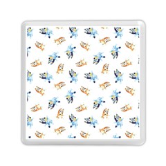 Bluey Pattern Memory Card Reader (square) by avitendut