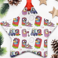 Bluey, Bluey Merch, Bluey Pattern, Bluey Bluey, Bingo, Bluey Design, Bluey Dog Star Ornament (two Sides)