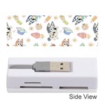 Bluey, Bluey merch, Bluey pattern, Bluey Bluey, bingo, Bluey design, bluey dog Memory Card Reader (Stick) Front