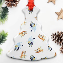 Bluey, Bluey Merch, Bluey Pattern, Bluey Bluey, Bingo, Bluey Design, Bluey Dog Christmas Tree Ornament (two Sides) by avitendut
