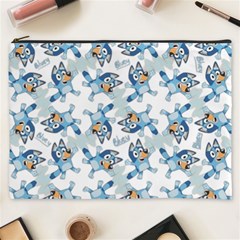 Bluey, Bluey Merch, Bluey Pattern, Bluey Bluey, Bingo, Bluey Design, Bluey Dog Cosmetic Bag (xxxl) by avitendut