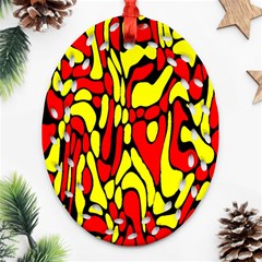 Rby 127 Oval Filigree Ornament (two Sides)