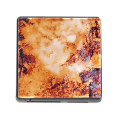 Burnt Paper Texture Print Design Memory Card Reader (square 5 Slot)