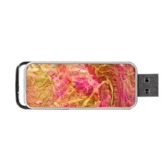 Acid Green Blend Portable Usb Flash (one Side)